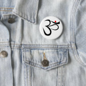AUM RONDE BUTTON 5,7 CM (In situ)