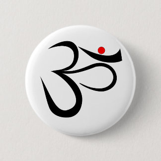 AUM RONDE BUTTON 5,7 CM