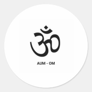 AUM RONDE STICKER