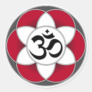 Aum Seed of Life Rode Sticker