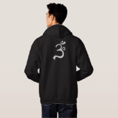 Aum Symbol Zip Hoodie (Achterkant volledig)