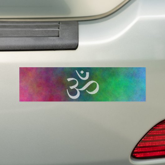 Aum-symbool Bumpersticker (Op auto)