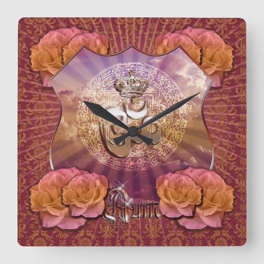 AUM - wandklok (Voorkant)