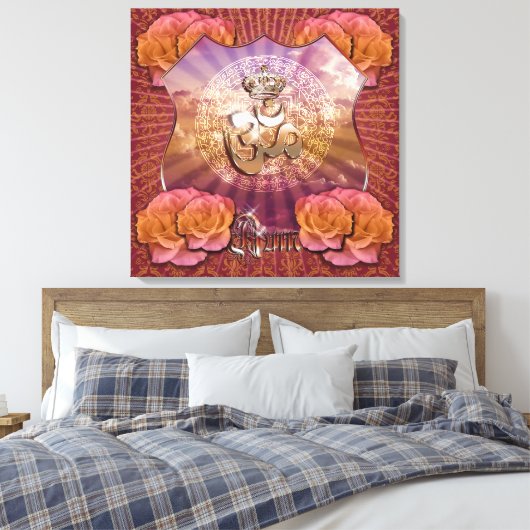 AUM - Wrapped Canvas (Insitu (Slaapkamer))