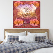 AUM - Wrapped Canvas Afdruk (Insitu (Slaapkamer))