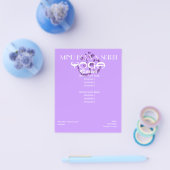 Aum Yoga A5 flyer (Enkel)