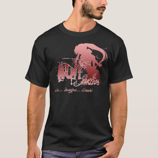 Aun Studios T-Shirt met Logo achter (Voorkant)