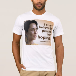 Aung san suu kyi citeert t-shirt