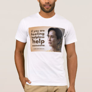 Aung san suu kyi citeert t-shirt