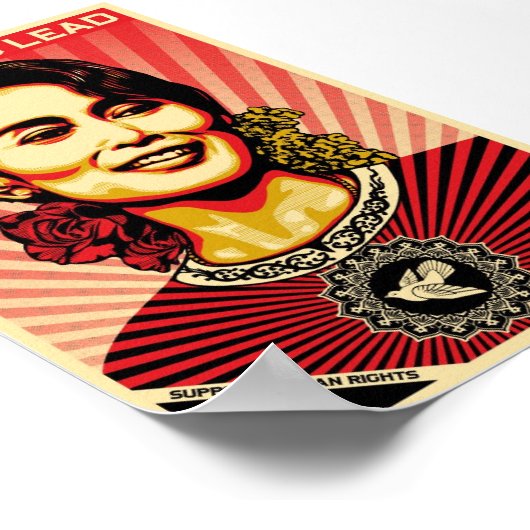 Aung San Suu Kyi Poster (Hoek)