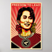 Aung San Suu Kyi Poster (Voorkant)