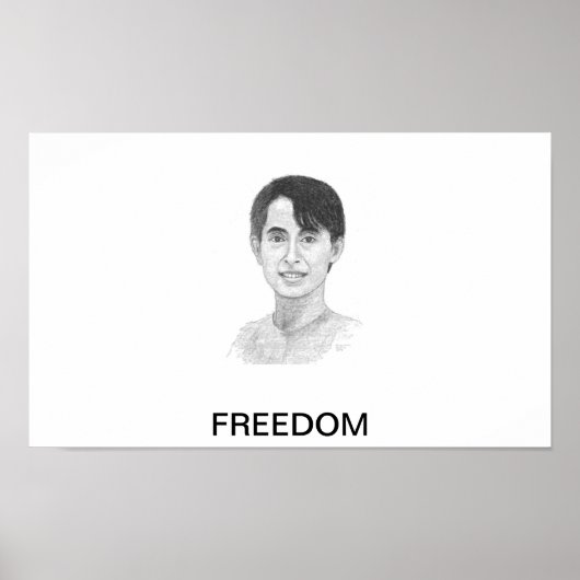 AUNG SAN SUU KYI-POSTER POSTER (Voorkant)