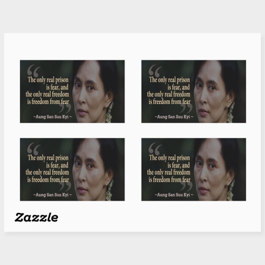 Aung San Suu Kyi Sticker (Vel)