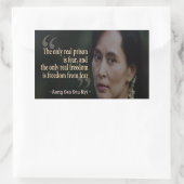 Aung San Suu Kyi Sticker (Tas)