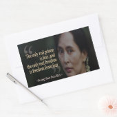Aung San Suu Kyi Sticker (Envelop)