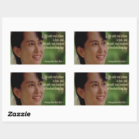 Aung San Suu Kyi Sticker (Vel)