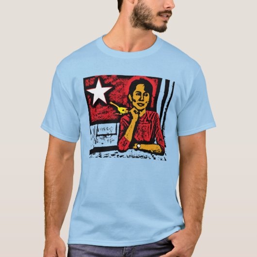Aung San Suu Kyi T-shirt (Voorkant)
