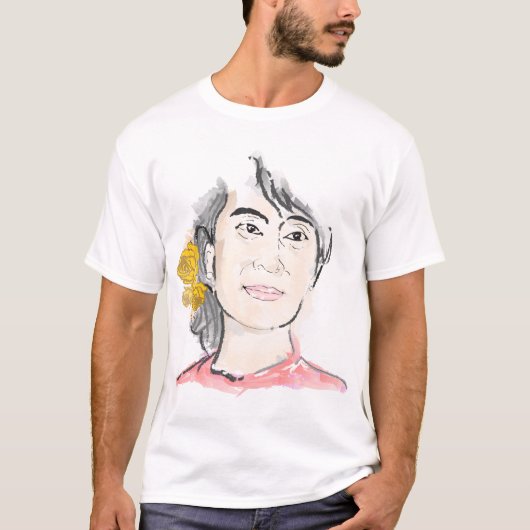 Aung Sang Suu Kyi T-shirt (Voorkant)