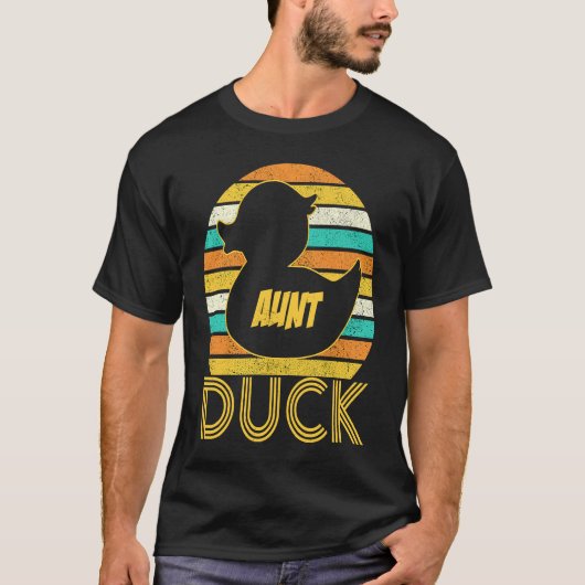 Aunt Duck Rubber Duck Matching Family Cute T-shirt (Voorkant)