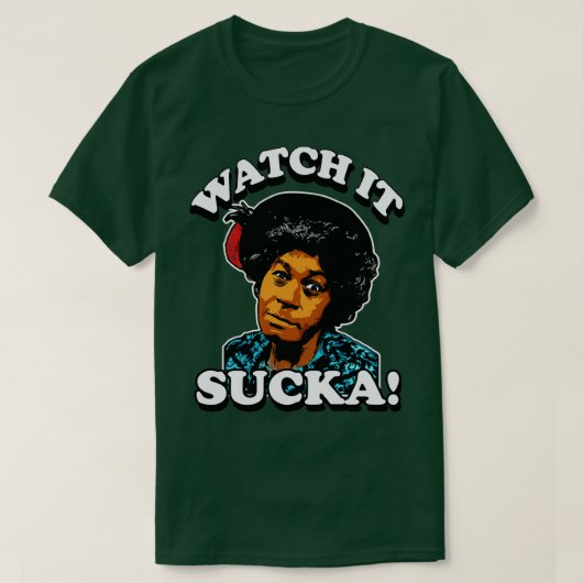 AUNT ESTHER WATCH IT SUCKA T-SHIRT (Design voorkant)