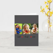 Aunt Ever 3 Photo  Kaart (Gele Bloem)