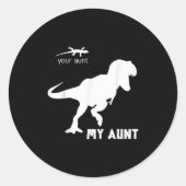 Aunt Ever Squad Gift Auntie Women's Bae  Ronde Sticker (Voorkant)