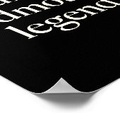 Aunt Godmother Legend Funny Godparent S Gift Aunt  Poster (Hoek)