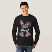 Aunt Leopard Bunny Matching Family Easter Day Part T-shirt (Voorkant volledig)