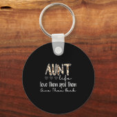 Aunt Life Love Them Sil Them Give Them Back Aunt Q Sleutelhanger (Voorkant)