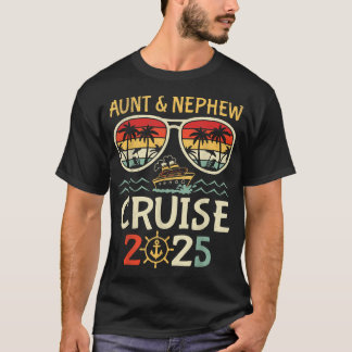 Aunt  Nephew Cruise 2025 Tropical Vacation  T-shirt