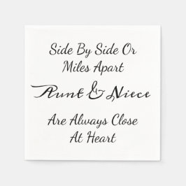 Aunt & Niece Quote – Side By Side or Miles Apart Servet