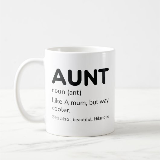 Aunt Noun Koffiemok (Links)