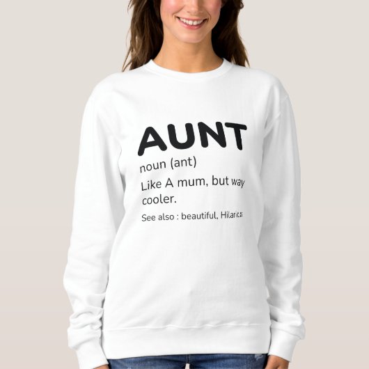 Aunt Noun Trui (Voorkant)