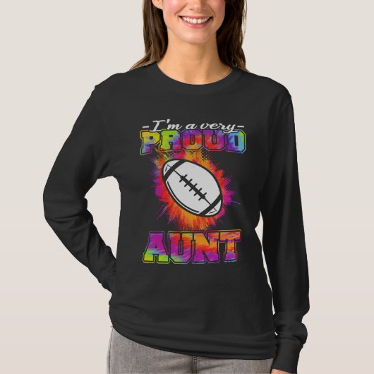 Aunt Of A Footballplayer  American Football T-shirt (Voorkant)
