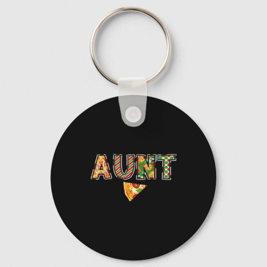 Aunt Zza Birthday Squad Crew Family Matching Sleutelhanger (Voorkant)