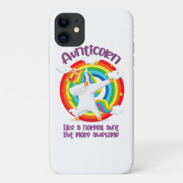 Aunticorn als een normale tante, maar Geweldige Case-Mate iPhone Case