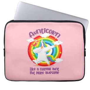 Aunticorn als een normale tante, maar Geweldige Laptop Sleeve
