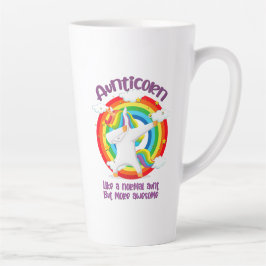Aunticorn als een normale tante, maar Geweldige Latte Mok