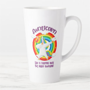 Aunticorn als een normale tante, maar Geweldige Latte Mok
