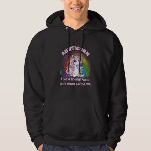 aunticorn gift awesome aunt unicorn familiy hoodie