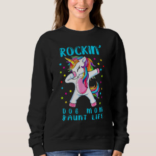 Aunticorn The Dog Mom Aunt Tee Womens Dog Trui