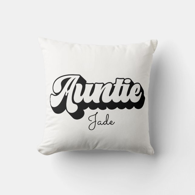 Auntie and Auntie's Bestie Personalized svg Kussen (Voorkant)