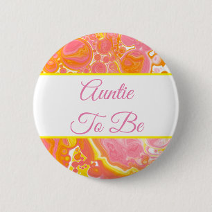 Auntie   BABY SHOWER Ronde Button 5,7 Cm