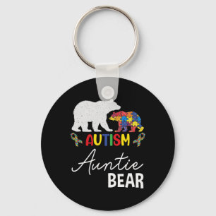 Auntie Beer Autisme Aunt Women Gift Sleutelhanger