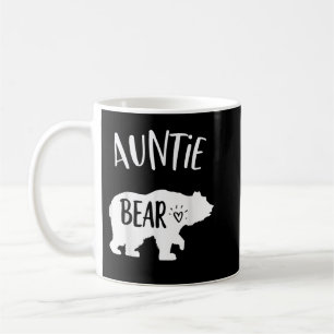 Auntie beer grafisch voor beste tante ter wereld koffiemok