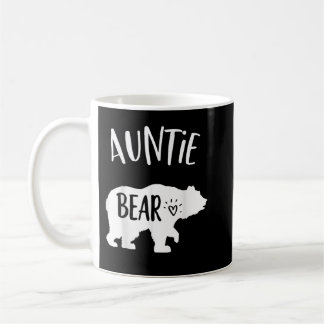 Auntie beer grafisch voor beste tante ter wereld koffiemok