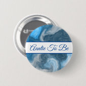Auntie | Button Baby shower van jongen (Voorkant /achterkant)