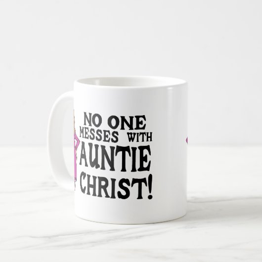 Auntie Christus Koffiemok (Voorkant links)