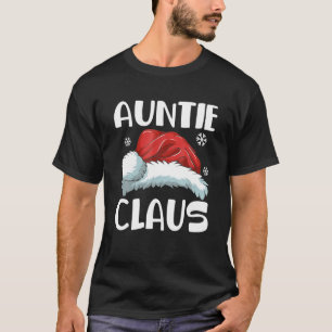 Auntie Claus Kerstmis Pajama familie komt overeen T-shirt