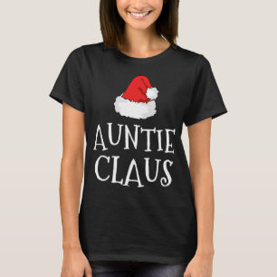 Auntie Claus Kerstmis Pet Familie Matching P T-shirt